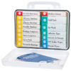 16 UNIT FIRST AID KIT, 09 ANSI, POLY BOX