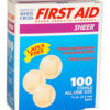 ADHESIVE BANDAGES, SPOT, 100/BOX