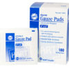 GAUZE PADS, STERILE, 3"X3", 100/BOX