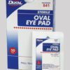 EYE PAD, OVAL, 50/BOX